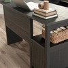 GDFStudio Mathena L-Shaped Corner Computer Desk with File Storage and Open Shelf - 4 of 4