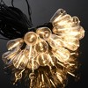 DELight 200Ft LED Outdoor String Lights Waterproof Dimmable 100 Shatterproof ST38 Vintage Edison Bulbs 2700K Hanging for Patio Cafe Garden Bistro - 3 of 4