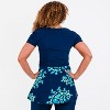 Calypsa Women's Short Sleeve Vintage UPF 50+ Swim Dress - 2 of 4