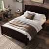 Okak All Size Farmhouse Platform Bed Frame with Support Slats & Strong Structure,Solid Wood Primary Bed No Box Spring Needed - 2 of 4