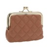 Unique Bargains Argyle Pattern Clip Buckle Coin Purse Wallet 1 Pc - 2 of 4
