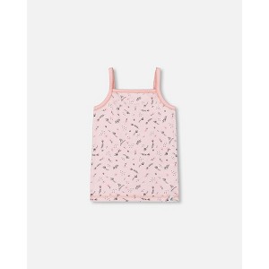 Deux par Deux Girl Printed Organic Cotton Tank Top - 1 of 3