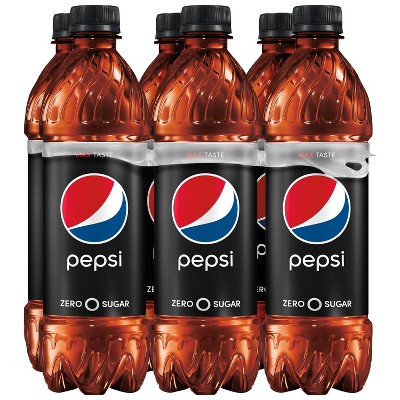 Pepsi Zero Sugar Soda 6pk 16 9 Fl Oz Bottles Target