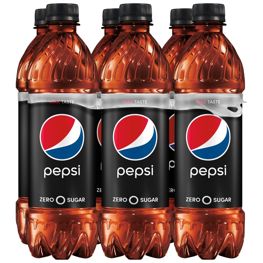 UPC 012000031960 product image for Pepsi Zero Sugar Soda - 6pk/16.9 fl oz Bottles | upcitemdb.com