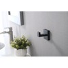 2-Pack Stainless Steel Wall-Mounted Towel and Coat Hooks for Bathroom, Bedroom, Kitchen - image 2 of 4