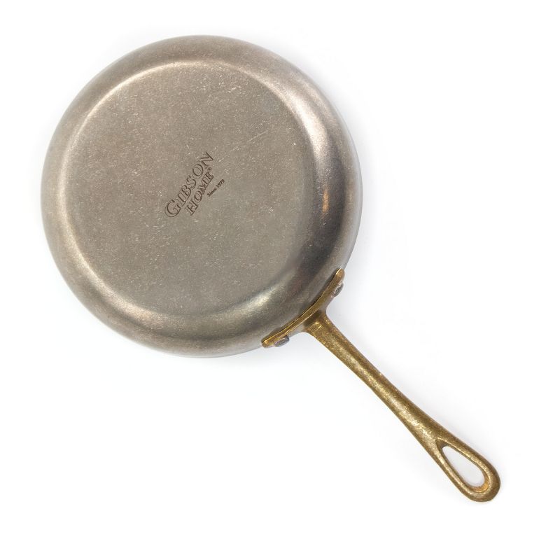 Gibson Home Normandie 5.5 Inch Stainless Steel Mini Frying Pan In Silver and Gold, 3 of 11