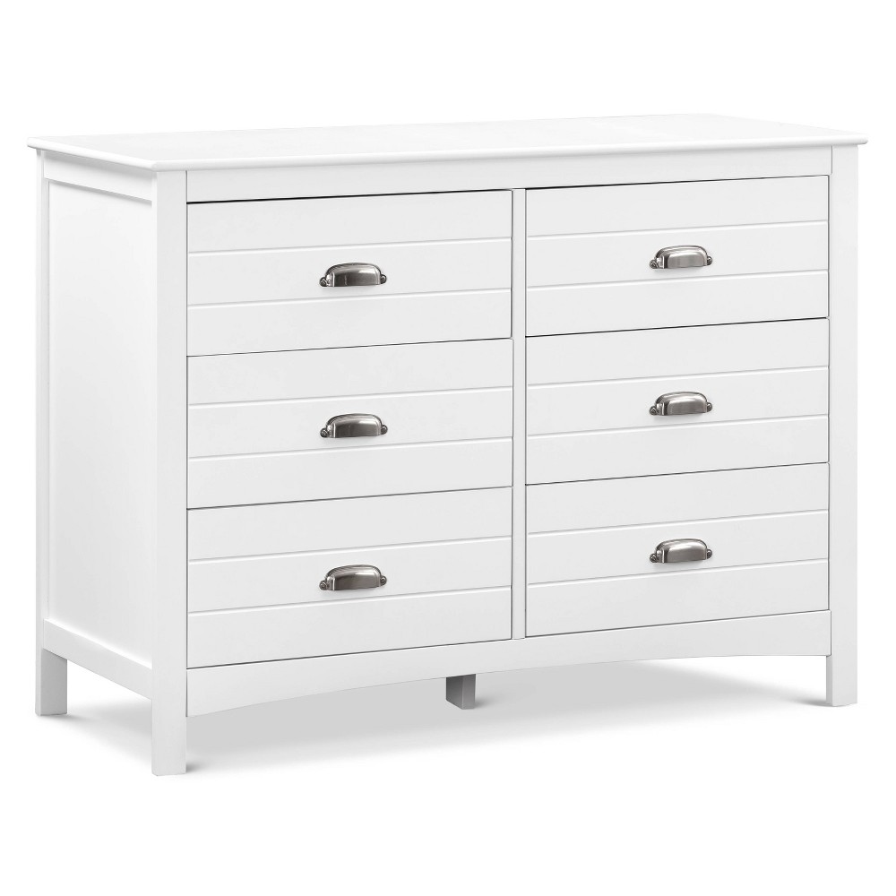 Photos - Dresser / Chests of Drawers Carter's by DaVinci Nolan 6-Drawer Double Dresser - White