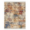 Luxe Weavers Modern Abstract Multicolor Fringed Indoor Area Rug - 2 of 4