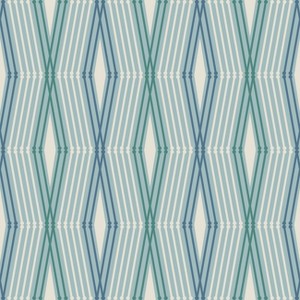 Nicole Miller Hard Edge Ogee Chambray Peel & Stick Wallpaper - 1 of 4