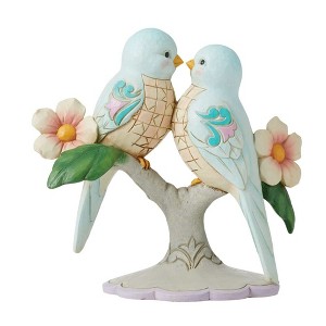 Jim Shore 6.25 In Perfect Harmony Two Lovebirds Figurines - 1 of 3