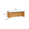 Modway Kinetic 38" Wall-Mount Office Desk – Compact Floating Workspace with Storage - 4 of 4