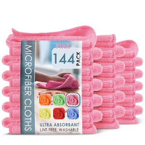 Hearth & Harbor Microfiber Cleaning Cloth, Reusable Microfiber Towel, Lint Free Washcloths - 1 of 4