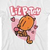 Dog Man Lil Petey Heart Girl's White Crew Neck Short Sleeve T-shirt - 2 of 3