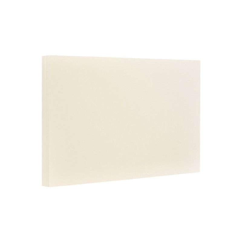 JAM Paper Smooth Personal Notecards Ivory 500/Box 01751005B, 2 of 3