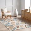 Nuloom Henley Geometric Pet Friendly Machine Washable Area Rug, 4' x 6', Blue Multicolor - 2 of 4