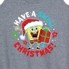 Women's - SpongeBob SquarePants - Have A Swell Christmas Graphic Racerback Tank - 2 of 4