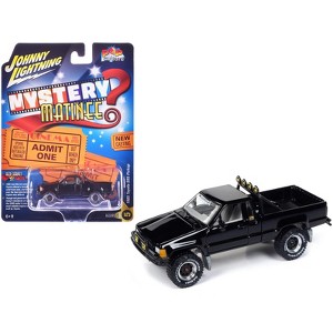 1985 Toyota SR5 Truck Black "Mystery Matinee - Back to the Future" (1985) Movie 1/64 Diecast Model Car by Johnny Lightning - 1 of 4