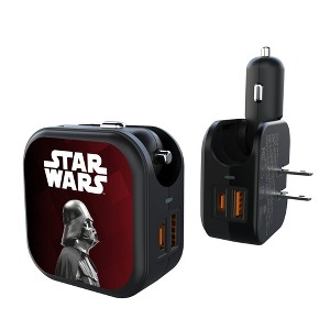 Star Wars Darth Vader Color Block 18-Watt 2 in 1 USB A/C Charger - 1 of 3