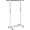 Honey-Can-Do Chrome Garment Rack White: Steel Frame, 30 lb Capacity, Closet & Clothing Storage, Anti-Tip Anchoring - 3 of 4