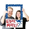 Big Dot of Happiness Australia Day - G'Day Mate Aussie Party Selfie Photo Booth Picture Frame and Props - Printed on Sturdy Material - 3 of 4