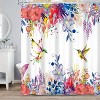 LunaLulinlk Spring Floral with Birds Shower Curtain - 4 of 4