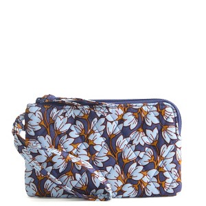 Vera Bradley Women's Outlet Cotton Essential Zip Wristlet - 1 of 2