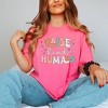 Simply Sage Market Women's Raise Kind Humans Colorful Short Sleeve Garment Dyed Tee - 2 of 2