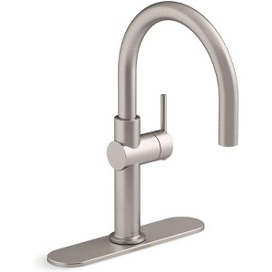 KOHLER 22975-VS Crue Bar Faucet, Kitchen Faucets for Sink, Wet Bar Prep Sink, Vibrant Stainless - 1 of 1