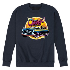 Men's - Disney - Classic Doc Hudson Car Show Ready Graphic Fleece Sweatshirt - 1 of 4