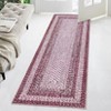Washable Modern Braided Printed Rug Non Slip Low Pile Rug Soft Contemporary Throw Floor Cover Foldable Indoor Carpet for Living Room Bedroom Playroom - 3 of 4