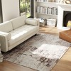 HOMCOM Machine Washable Area Rug, Non-Slip Traditional Flower Print Floor Carpet for Living Room, Bedroom, Dining Room - 3 of 4