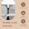 FeelAtHome Bed Bridge Twin to King Converter - Seamless Bed Bridge Twin to King Comfort - 3 of 4