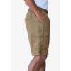 Boulder Creek by KingSize Men's Big & Tall Renegade 9" Full Elastic Waist Cargo Shorts - 4 of 4