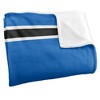 Middle Tennessee State University Primary Logo Stripes Silky 50x60 Blanket, 1 Sided - 3 of 4