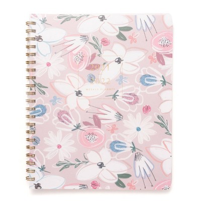 2021-22 Academic Planner LTR Spiral Weekly Floral - Russell+Hazel