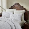 Rylee Collection Floral Design 100% Cotton Tufted Standard Pillow Sham - Better Trends - 2 of 4