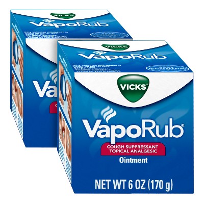 Vicks VapoRub, Original Cough Suppressant, 6oz