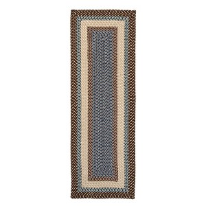 Colonial Mills Montego Braided Runner, Bright Brown 2'x6', Rectangle Shape - 1 of 2