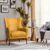 Harpocrates Classic Armchair with wingback and nailhead trim | ARTFUL LIVING DESIGN - 3 of 4