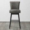 Spruce&Spring Upholstered 26-inch Counter Height Swivel Barstool - 3 of 4