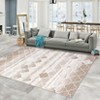 COZONY Washable Low Pile Runner Rug, Non-Slip Geometric Carpet for Kitchen Hallway and Bathroom - 3 of 4