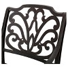 Alfresco Set of 2 Cast Aluminum Dining Chairs: Sturdy, Weather-Resistant - Christopher Knight Home - 4 of 4