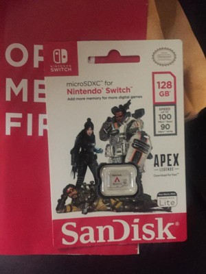 Carte microSDXC SanDisk 128 Go Apex Legends pour Nintendo Switch - jusqu'à  100 MB/s UHS-I Class 10 U3 –