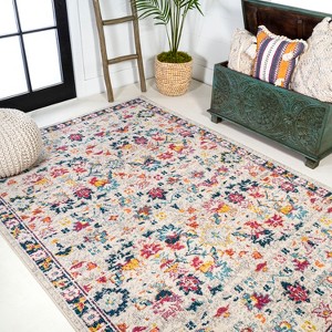 JONATHAN Y Modern Boho Floral Area Rug - 1 of 4
