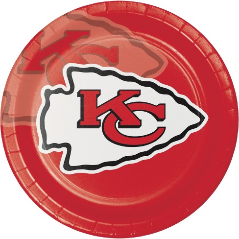 24ct Kansas City Chiefs Football Paper Plates