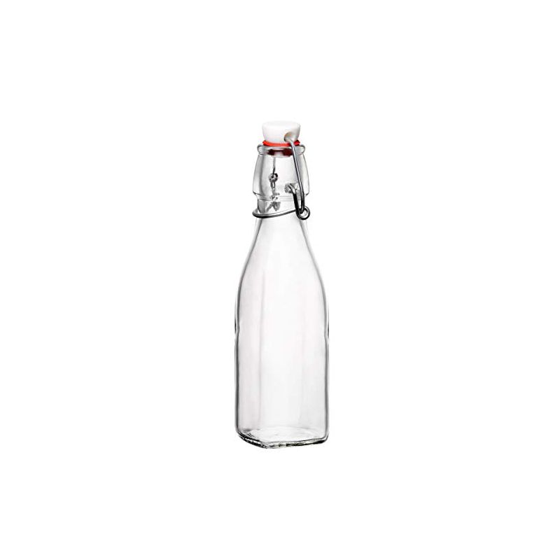 Bormioli Rocco,Glass occo Swing Bottle, 8.5 oz, 1 Count (Pack of 1), Clear, 1 of 5