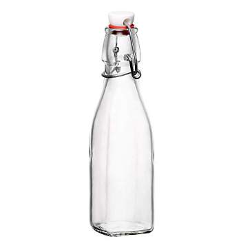Bormioli Rocco,Glass occo Swing Bottle, 8.5 oz, 1 Count (Pack of 1), Clear