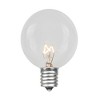Novelty Lights 25 Feet Heavy Duty Light Strings and Sets with 25 In-Line E12 Sockets, White Wire PVC Stringer, 12" Spacing, End-To-End Connectable - 3 of 4