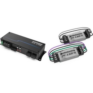 AudioControl ACM-4.300 4 Channel Micro Amplifier with 1 Pair AudioControl AC-LGD 60 Load generating device - 1 of 4