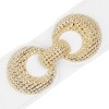 INSPIRE CHIC Women's Elastic Belt Alloy Double Ring Buckle Fashion Suitable for Skirt Dress - 2 of 4